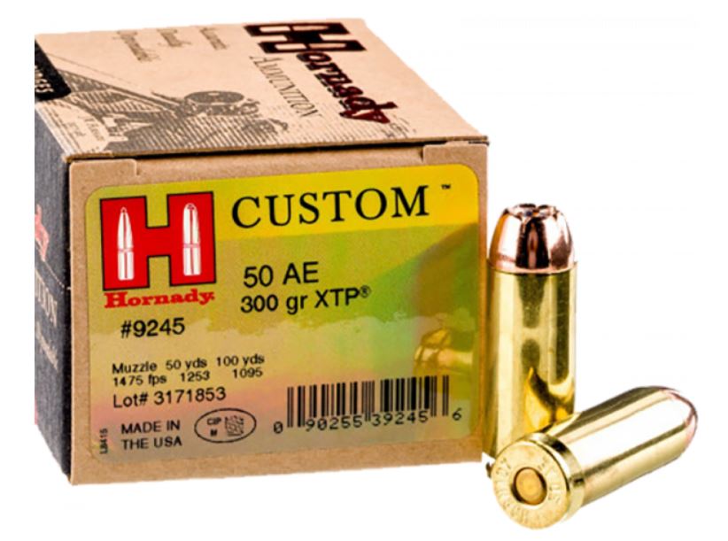 Pistolenpatrone HORNADY XTP Custom .50AE Pistolenpatrone HORNADY XTP Custom .50AE
