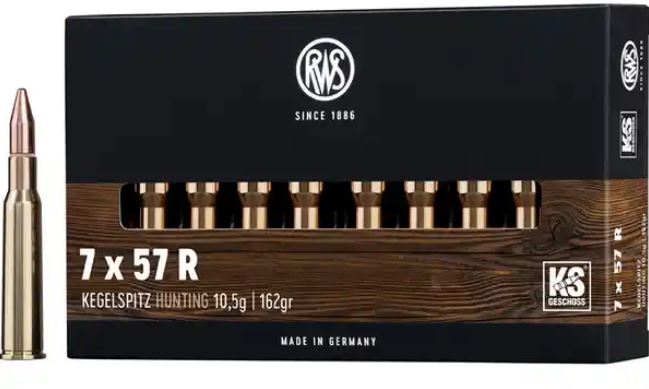 Büchsenpatrone RWS 6,5x57 Büchsenpatrone RWS 6,5x57