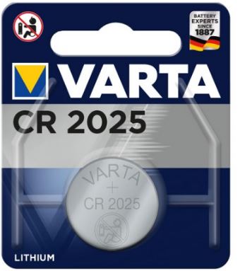 Batterie VARTA Knopfzelle CR2025 Batterie VARTA Knopfzelle CR2025