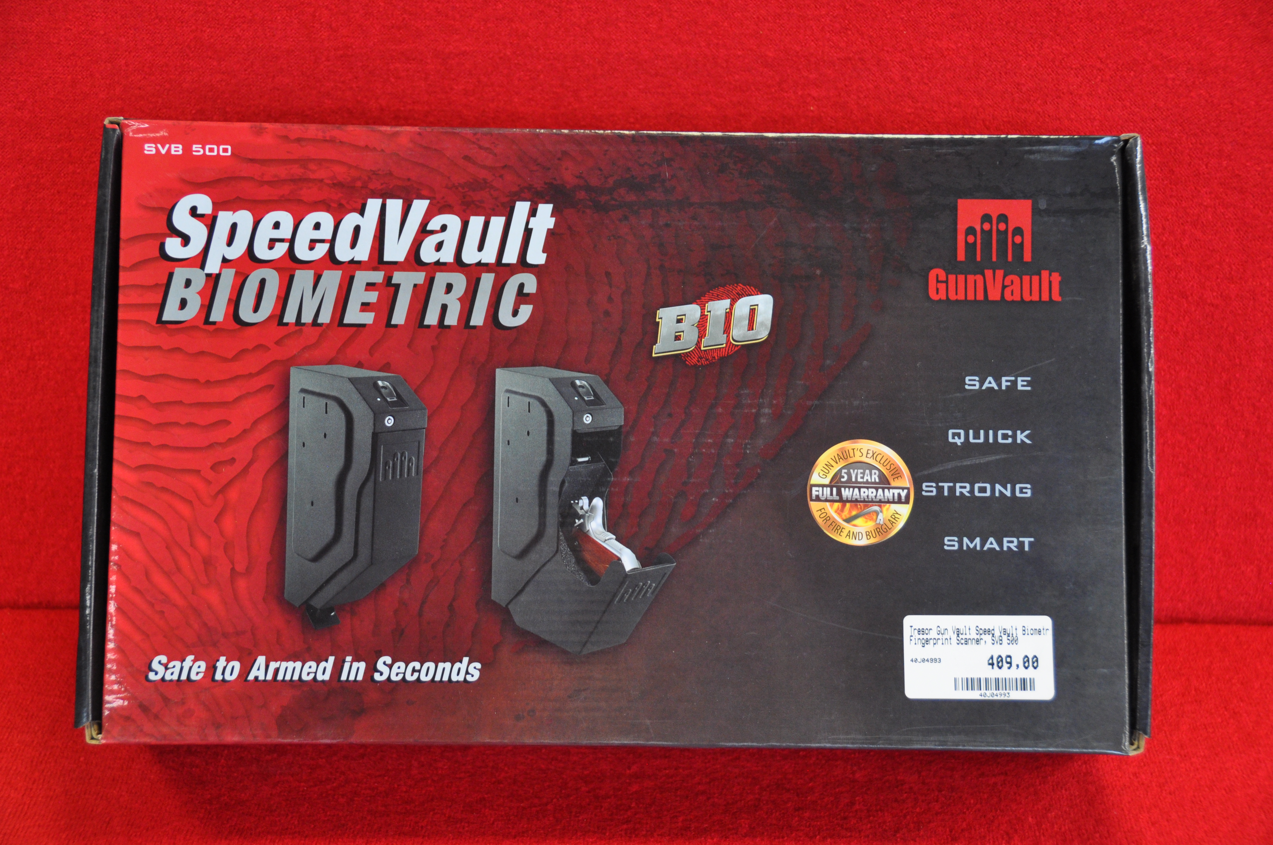 Fingerprintsafe GUN VAULT Speed Vault Fingerprintsafe GUN VAULT Speed Vault