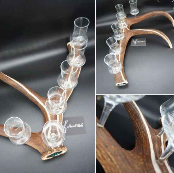 Hornwerk Schnapsbar (inkl. 6 Grappa Gläser) Hornwerk Schnapsbar (inkl. 6 Grappa Gläser)